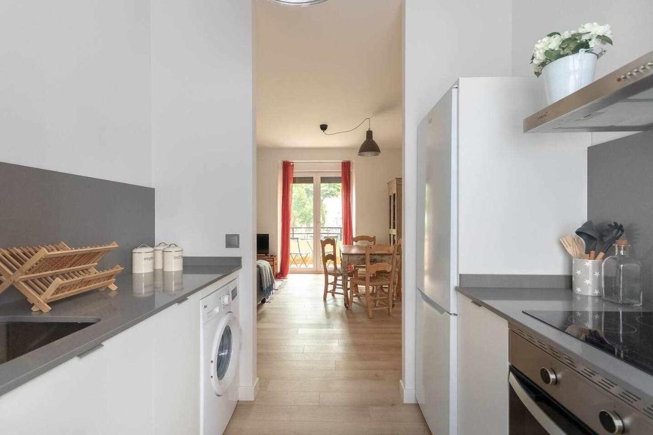 Apartamento Kuia En Gran Bilbao Con Terraza Y Vistas A Un Parque 바사우리 외부 사진
